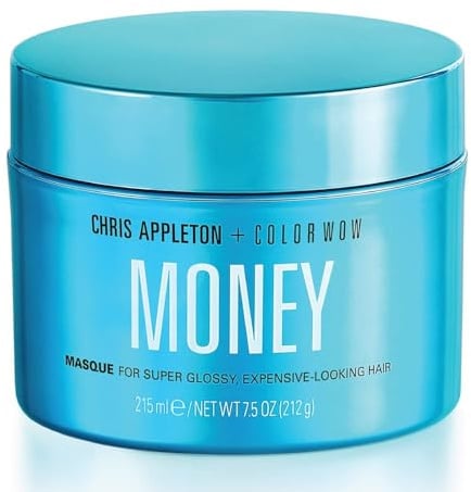 COLOR WOW Moisturizing Haarmaske Money 215 ml – Maske für trockenes und geschädigtes Haar, feuchtigkeitsspendendes Haar – Pflege und Hitzeschutz für das Haar, blau