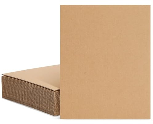 XIDOU A3 Wellpappe, 20 Stück 2mm Dicke Pappe,Mehrzweck-Kreativkarton，Geeignet für Malerei, kreatives Modellieren, Büro- und Kurierverpackungen.(420 x 297 mm) (A3)