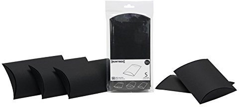 Buntbox Kissenschachtel, 5-er Colour Pack, klein, 16 x 11 x 3 cm, schwarz