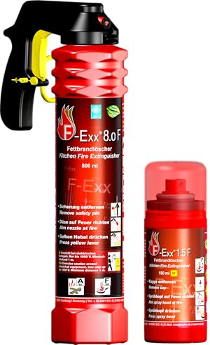 F-Exx® Schaum Feuerlöscher Sparpaket 1x F-Exx® 8.0 F, 1x F-Exx® 1.5 F