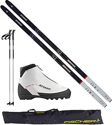 Atomic Langlaufski-Set Savor XC in 183cm + Bindung + Schuhe Women + Stöcke + Skisack