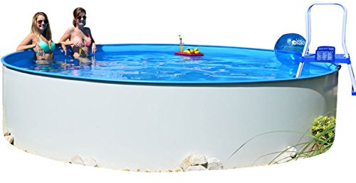 Rundpool Fun-Zon 4,50 x 1,20m Gartenpool, Stahlwandbecken, Schwimmbecken mit Biesenfolie 0,6mm