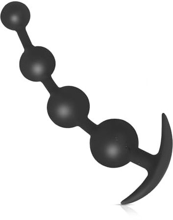 BDSMYEE Analkugeln Silikon,Analspielzeuge für Paare extrem sex,Analplug für Frauen,Analplug für Männer,Anal kugeln Anal Kette Analkette Anal Beads Anal Toy Analdehner Analspreizer (M)