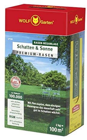WOLF Garten - Premium-Rasen »Schatten & Sonne« LP100 ; 3820040, 100 m²