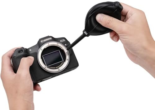 JJC Großer Power Blasebalg Dust Blower mit Weicher Silikonspitze für Objektiv, Kamera, Sensor, DSLR, Tastatur, Optik usw. Reinigung Empfindlicher Oberflächen