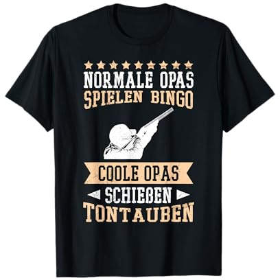 Tontaubenschießen Opa Tontauben T-Shirt