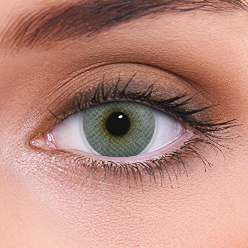 LENZOTICA Atlantis Grau, 0.00 Dioptrien, DIA 14.00, Monatslinsen, 2 Stück (1 Paar)