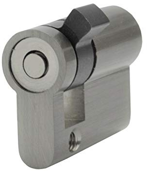 Halbzylinder verstellbar 40 mm 30/10 einzelschließend inkl. 5 Schlüssel