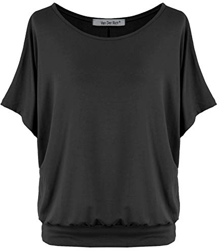 Van Der Rich ® - Oversize T-Shirt mit Fledermausärme - Damen