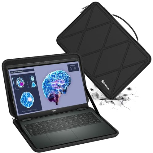 Smatree Hard Eva Schutzhülle Tasche Kompatibel für 16 Zoll Dell Precision 7680/7670 Workstation Laptop, für Dell Precision Workstation Laptop schlank und Anti-Shock Laptoptasche (X8287)