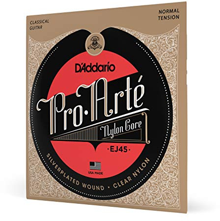 D'Addario EJ45 Pro-Arte Nylon-Saiten für Konzertgitarre, normale Spannung