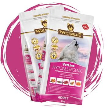 Wolfsblut Vetline | Hundefutter | Sparbundle | Sparpaket (2 x 2kg, Hypoallergenic)