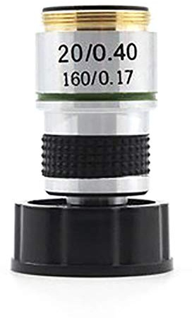 Flisdtry 185 Mikroskop Objektiv 20X ACHromatische Objektiv Biologische Mikroskop Teile AccESSories
