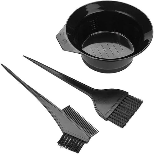 Haarfärbepinsel Set | Haarfarbe Bürste | Färbeschale mit Pinsel | Kamm zum Färben | Friseurpinsel | Haarfärbeset | Hair Dye Tools | Haartönungsschale