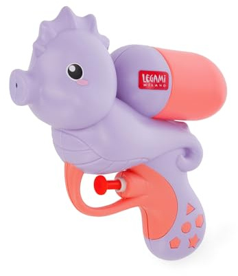 Legami - Wasserpistole - Water Gun, Gartenwasserpistole für Kinder Erwachsene, leistungsstarke Wasserpistole, 2,5 Meter Wasserstrahl, ideal für erfrischende Partys, Fassungsvermögen 50 ml, Thema