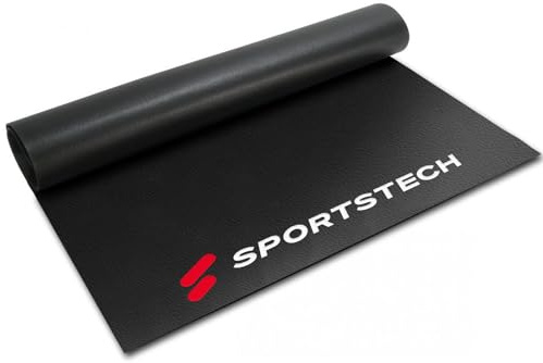 4-6 mm Bodenschutzmatte für Fitnessgeräte Heimtrainer – Sport Multifunktionsmatte, Fitnessmatte in schwarz für mehr Stabilität, schützt den Boden, Übungsmatte für Yoga, Pilates erhältlich in 4 Größen