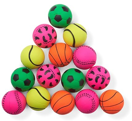 THE TWIDDLERS 30 Schaumstoffbälle Spielzeug für Kleine Kinder, 6cm - Spielbälle, Softbälle, Basketbälle, Tennisbälle - Ungiftig