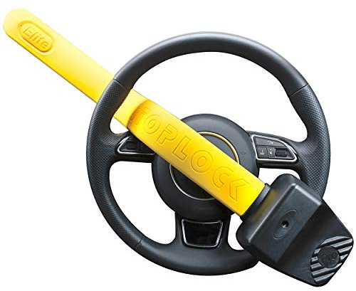 Stoplock Pro Elite Steering Wheel Lock Wegfahrsperren schwarz / gelb