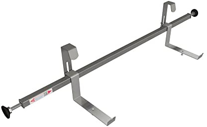 Vario-Fix Blumenkastenhalterung auf der Fensterbank bis 115cm Spezial - ohne Bohren für Balkonkästen (90.114), Grau