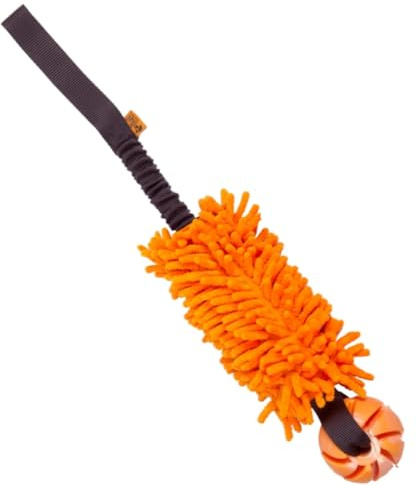 Dingo Mop Bungee Hundespielzeug Orange | Vanille Duft