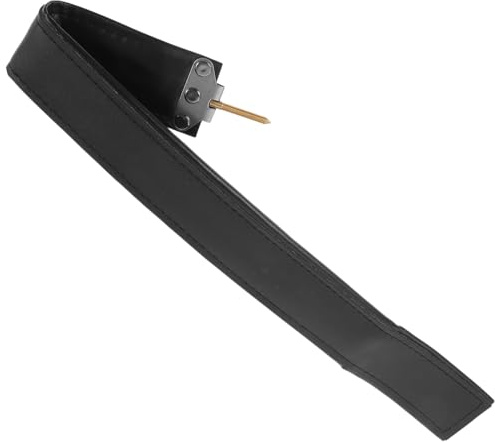 Akkordeon Bassgurt für 80 bis 96 Bass, Schwarz PU Band | Verstellbar, Strapazierfähig und Atmungsaktiv, Sicherer Halt, Passend für Akkordeon Zubehör