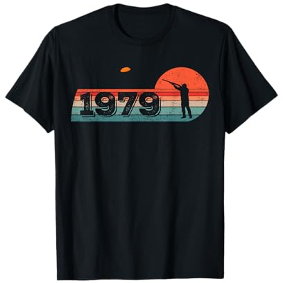 Jahrgang 1979 Tontauben Geburtstagsshirts Tontaubenschießen T-Shirt