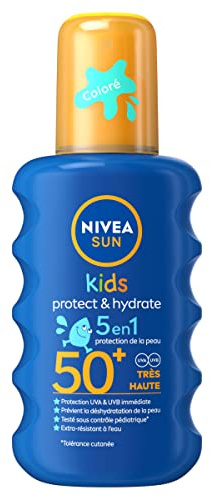 Nivea Sun Kids Schutz & Pflege Sonnenspray, Lichtschutzfaktor 50+, 1er Pack (1 x 200 ml)