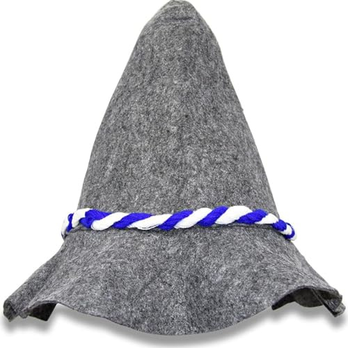 Seppelhut Filzhut mit Kordel, Trachten Hut Bayern Bayrisch blau...