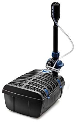 OASE 70234 Filtral UVC-Klärer 3000 - Unterwasserfilter, Teichklärer, Wasserspiel, inkl. 3 Fontänenaufsätzen für verschiedene Wasserspielvariationen für Teiche bis 3 m³, Schwarz