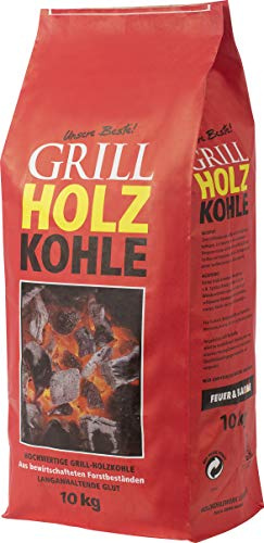 Unsere Beste Holzkohle 10kg Grillkohle Block Geschmacksneutral