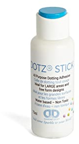 Diamond Dotz DDA-032 Freestyle Kleber 75 ml, Zubehör für Diamond Painting, wasserbasierter Klebstoff für die Haftung der Diamanten auf Holz, Glas, Metall und Textilien
