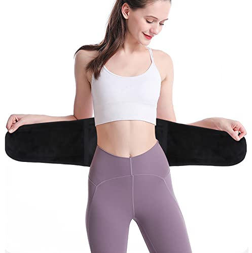 Rückenwärmer Winter Dicken Rückenstützgürtel Bauchwärmer Rückenbandage Lumbalbandage mit Breite Klettverschluss Selbsterhitzungsgürtel Wärmeschutz Gürtel Kaschmir Nierenwärmer Nierenschutz Bauch Taille Unterstützung Wärme Bandage