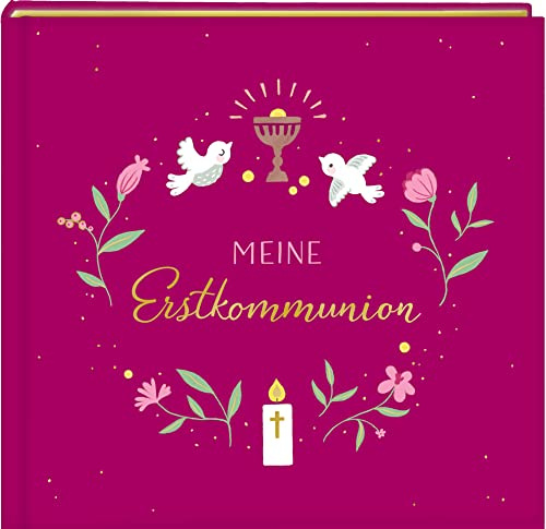Eintragalbum – Meine Erstkommunion: beerenfarben