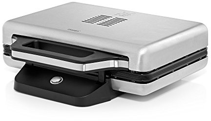 WMF Lono Sandwich Maker, Sandwichtoaster für 2 Standard- oder XXL-Toasts, Sandwichmaker, 2-stufige Höhenanpassung für mehr Füllung, edelstahl matt