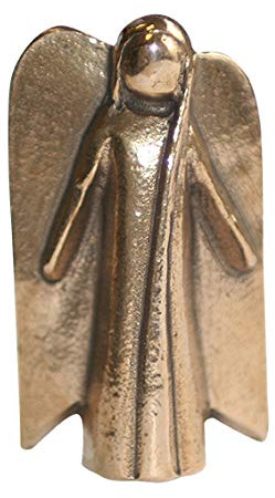Bronze Handschmeichler "Engel für dich" in Geschenkverpackung