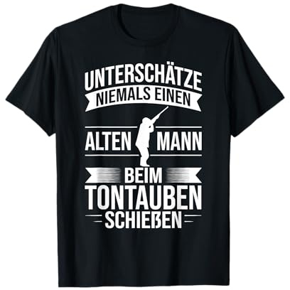 Wurftaubenschießen Tontaubenschießen Tontauben Sportschütze T-Shirt