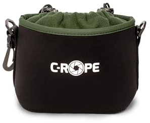 C-Rope Kamerabeutel aus Neopren, Neopren-Beutel mit Fleece-Fütterung, wasserabweisend, Kamerazubehör - Größe S