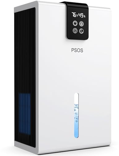 Luftentfeuchter, 2800ML Elektrischer Luftentfeuchter mit Ultra-Leise Automatischer Abschaltung, 7 Farben Licht Entfeuchter für Keller Badezimmer, Raumentfeuchter Dehumidifier für Schlafzimmer
