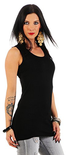 Mellice Damen Longshirt Tank Top Longtop - 075