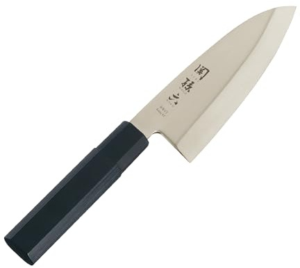 KAI Seki Magoroku Kinju und Hekiju Deba 15,0 cm Klingenlänge - 8A solid & SUS420J2-58 & 56 (±1) HRC - handgefertigt - Pakkaholz & PP-Kunststoff - japanisches Hackmesser - Made in Japan