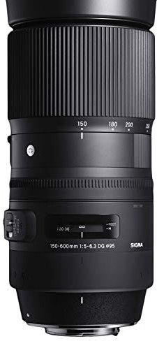 Sigma 150-600mm F5,0-6,3 DG OS HSM Contemporary Objektiv für Canon EF Objektivbajonett