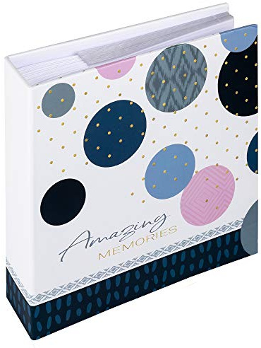 walther design Fotoalbum blau 200 Fotos 10 x 15 cm Memo-Einsteckalbum Amazing Memories ME-486-L