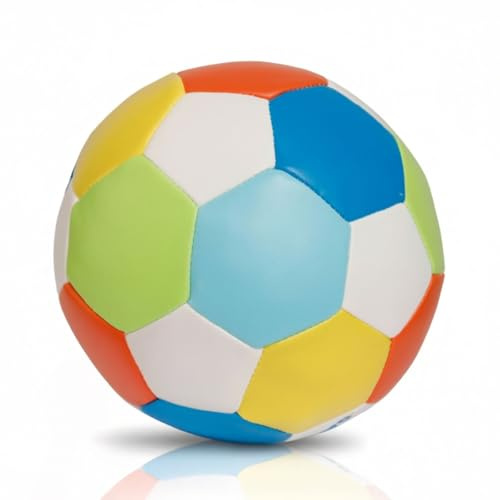 alldoro 60313 Softball Ø 18 cm, extra weicher Schaumstoff-Fußball für Kinder ab 0 Jahren, bunt, Ball für Indoor & Outdoor
