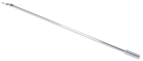 Schleuderstab transparent Acryl 100 cm mit Griff Gardinen Stab #397