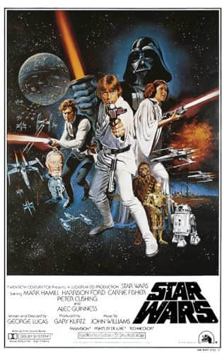 Star Wars: Episode IV - A New Hope - Poster (Hauptmotiv Style 'C' - American) (Größe: 61cm x 91,5cm)