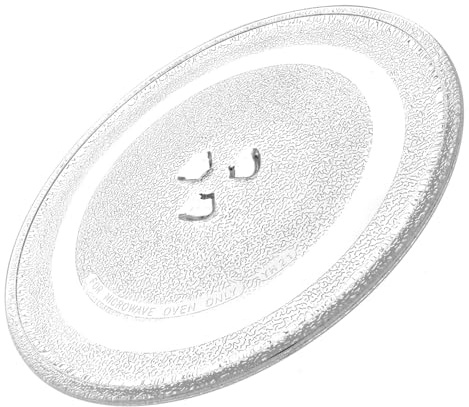 Universal Mikrowelle-Drehteller-Glasplatte mit 3 Fixierern, 245 mm