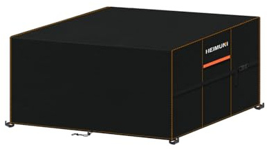 HEIMUNI Gartenmöbel Abdeckung Wasserdicht 100x80x74cm Abdeckplane Gartentisch 420D Oxford Gewebe Tisch Abdeckung Abdeckhauben Hüllen für Gartentisch Terrassenmöbel