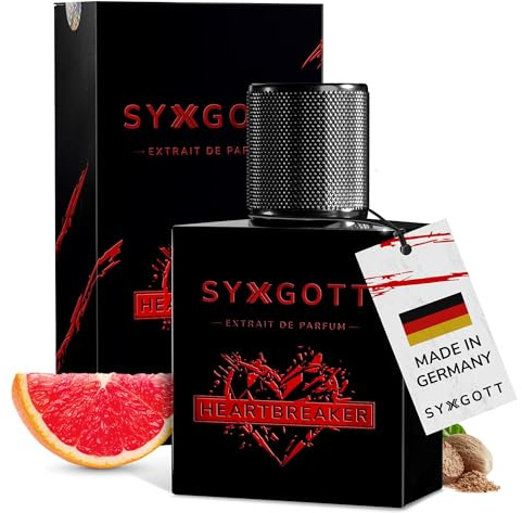 SYXGOTT HEARTBREAKER Männerparfum mit Pheromon Öl | Extrait de Parfum für Herren | Parfumprobe inklusive | intensiv, würzig und erfrischend | perfekter Frühling & Sommerduft