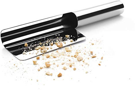 Lacor 64409 Hand-Tischkehrer Länge 22 cm, Edelstahl | Aus lebensmittelechtem Edelstahl gefertigt; hohe Korrosionsbeständigkeit und Haltbarkeit im täglichen Gebrauch