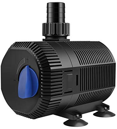 YAOBLUESEA Eco Teichpumpe Filterpumpe Bachlaufpumpe 2300L/H 35W Energiespar Wasserpumpe Koiteich Bachlaufpumpe